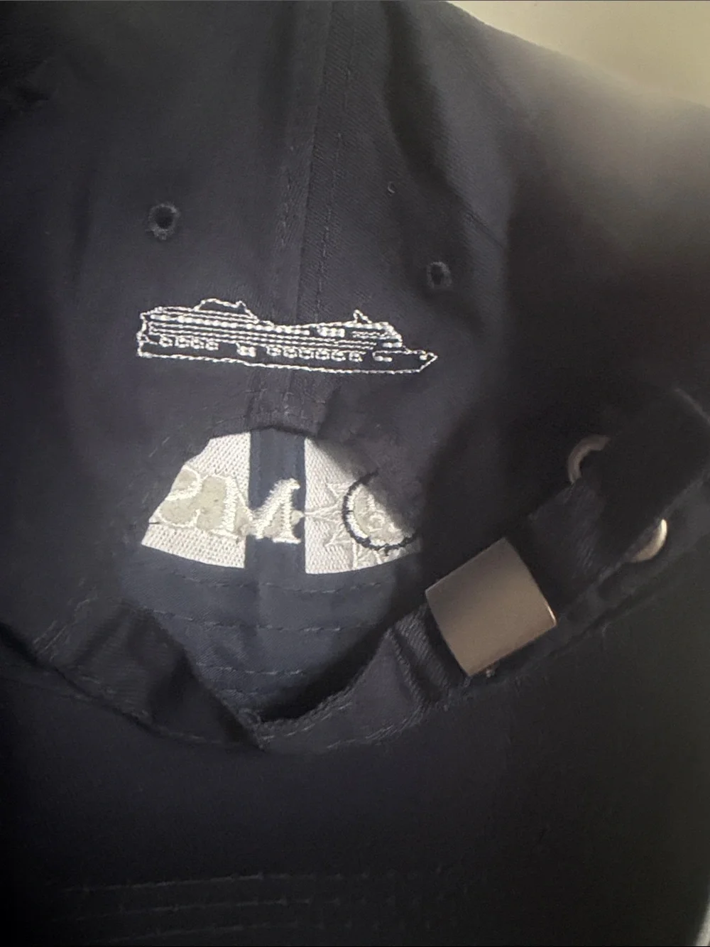 MSC Embroidered Men's Baseball Cap - Navy